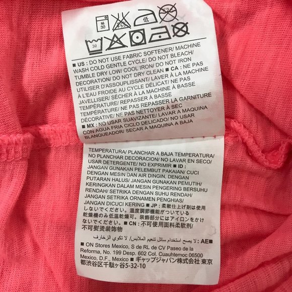 Old Navy Neon Pink Side Tie Lightweight Top XXL - Picture 4 of 8